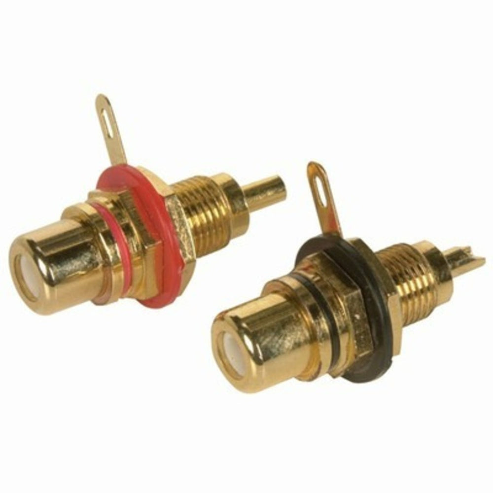 Gold RCA Socket - Blue