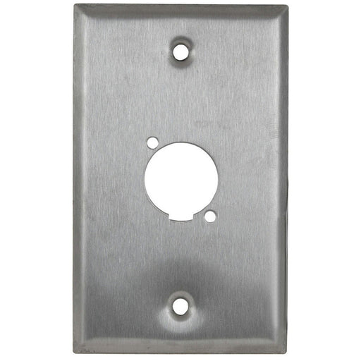 Stainless Steel Wall Plate XLR/Cannon