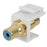 RCA Blue Keystone Insert Gold Plated