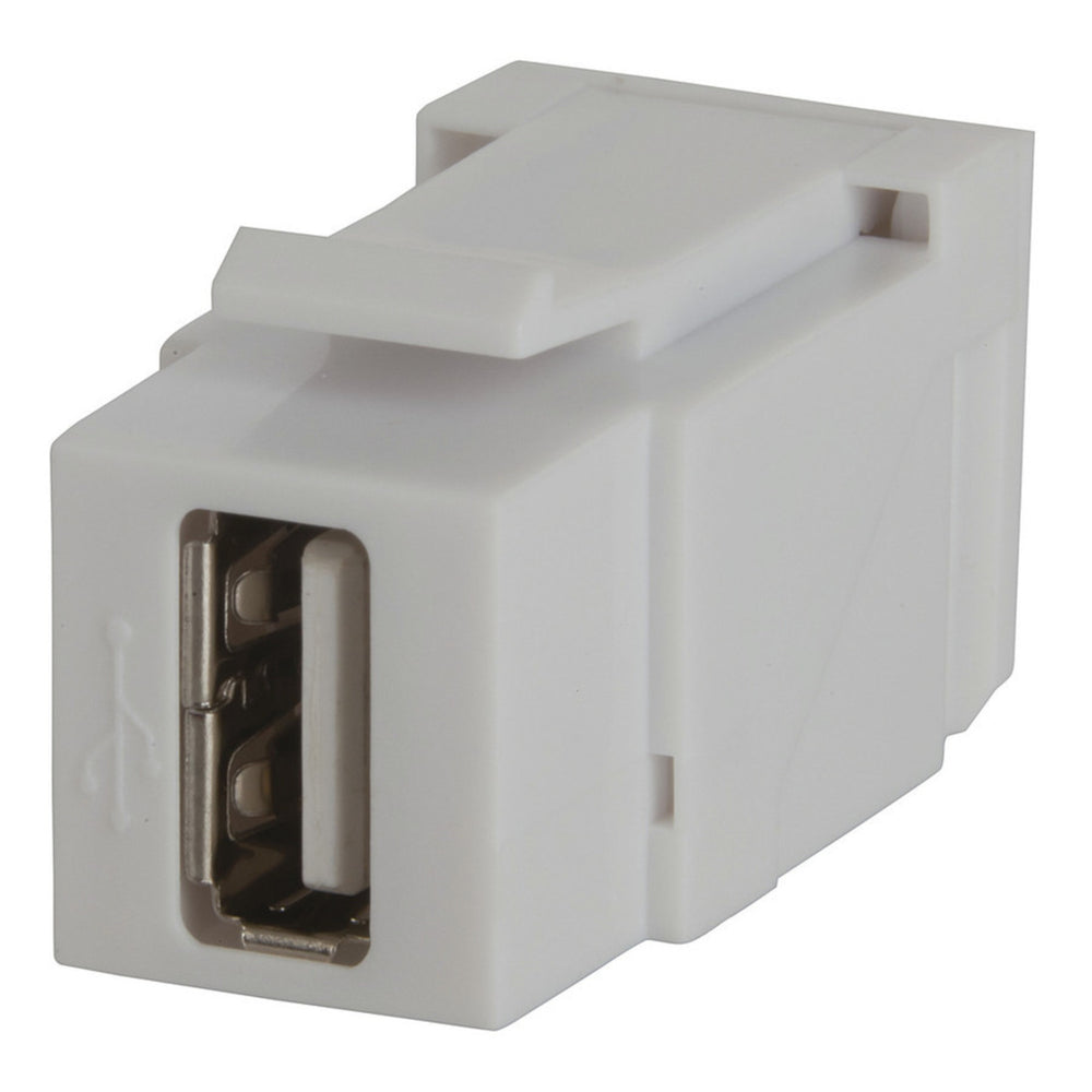 Right Angle USB 2.0 Socket Keystone Insert