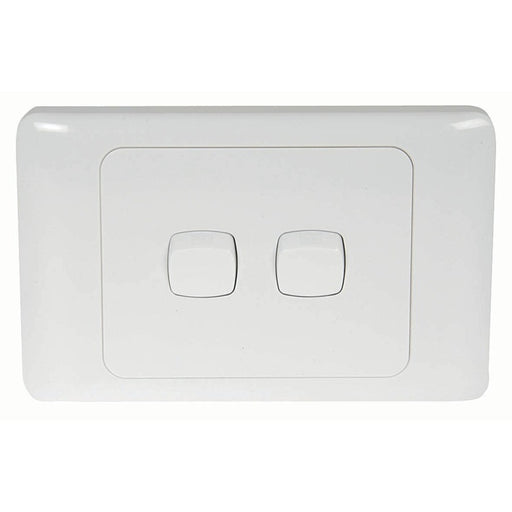 Mains Wall Switch Double