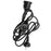 Black 1.8m Inline Switch Extension Lead