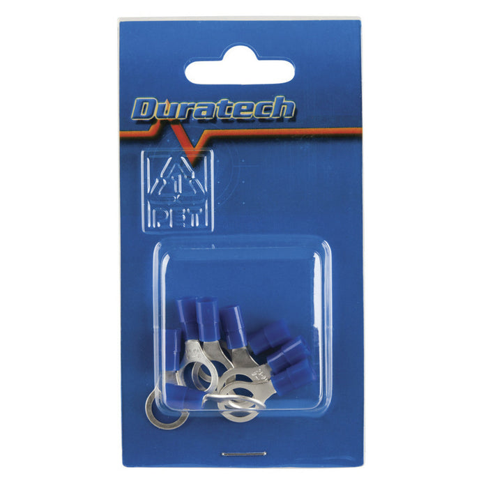 Blue 8mm Eye Terminal - Pack 8