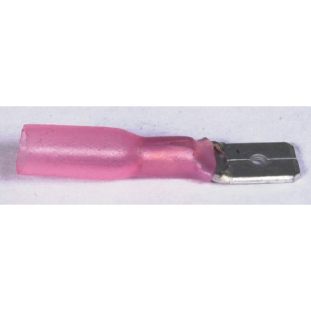 Male Spade - Red - Pkt 8 - Self Sealing Quick Connectors