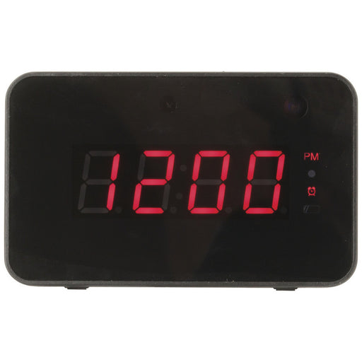 LCD Clock with Hidden 720p Camera