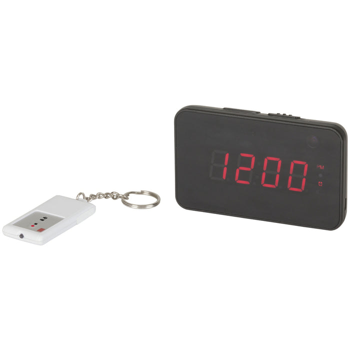 LCD Clock with Hidden 720p Camera