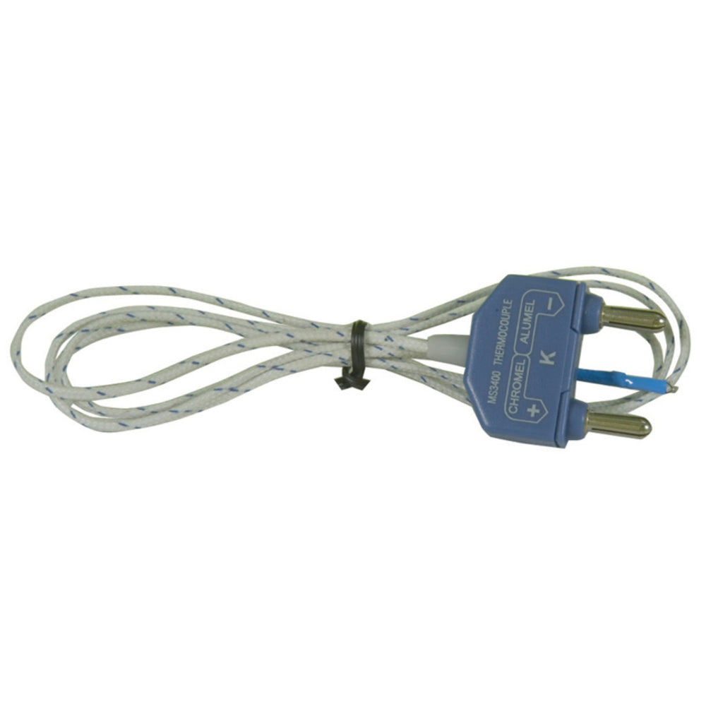 Wire Type Thermocouple with Twin Banana Plugs