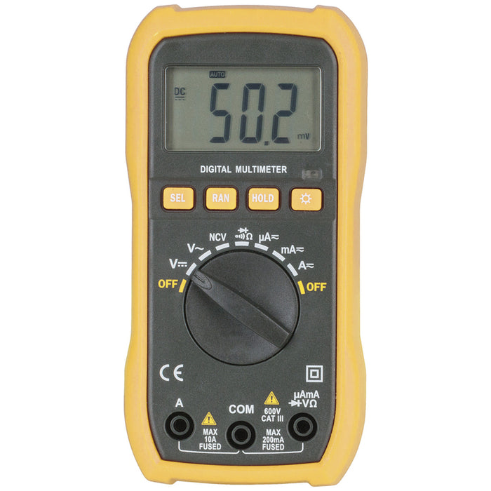 Economy Autorange Multimeter with Non-Contact Voltage Sensor