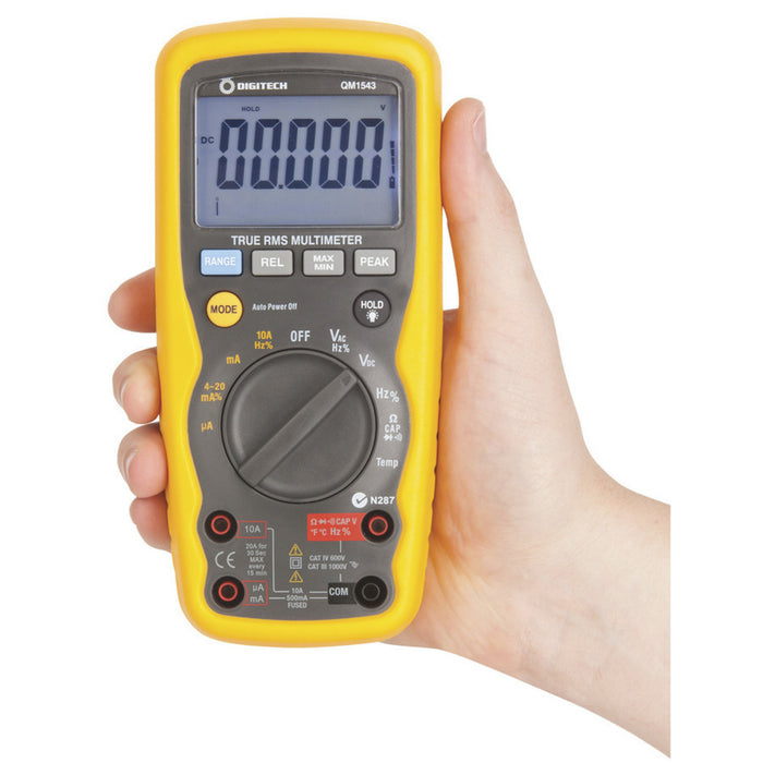 True RMS CAT IV Digital Multimeter - IP67 Rated