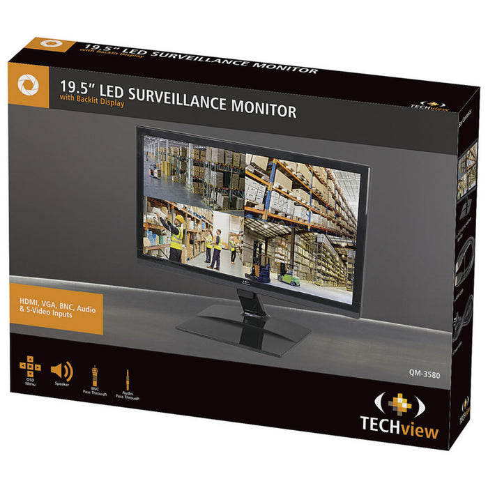 19.5" LED Surveillance Monitor