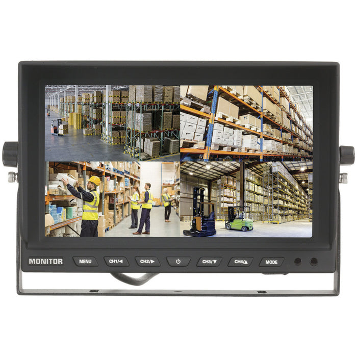 9" LCD Monitor with 4 Channel DVR