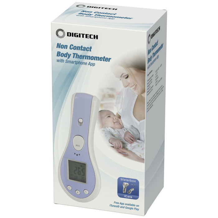 Non Contact Body Thermometer with Smartphone App