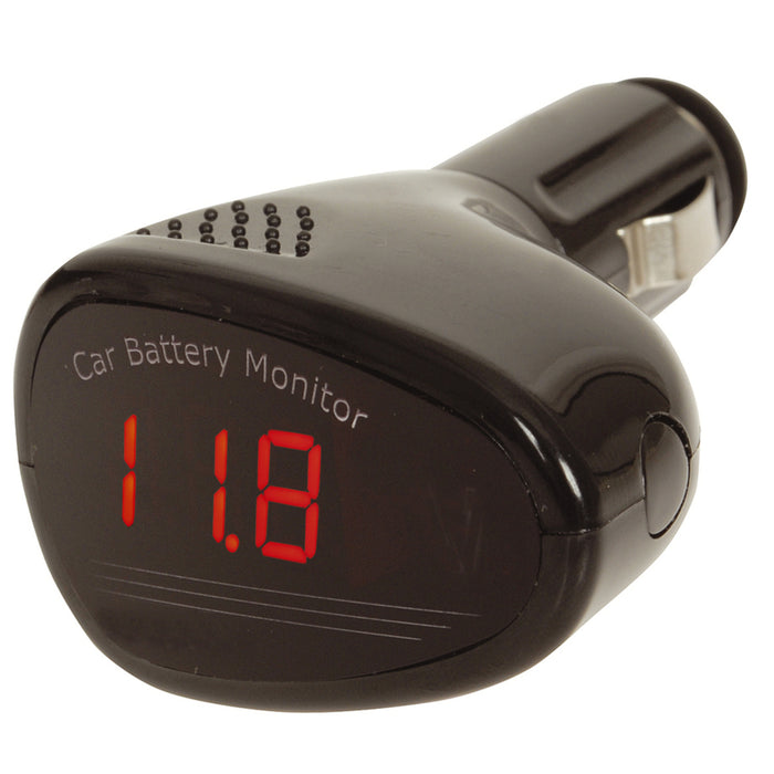 Cigarette Lighter Battery Monitor