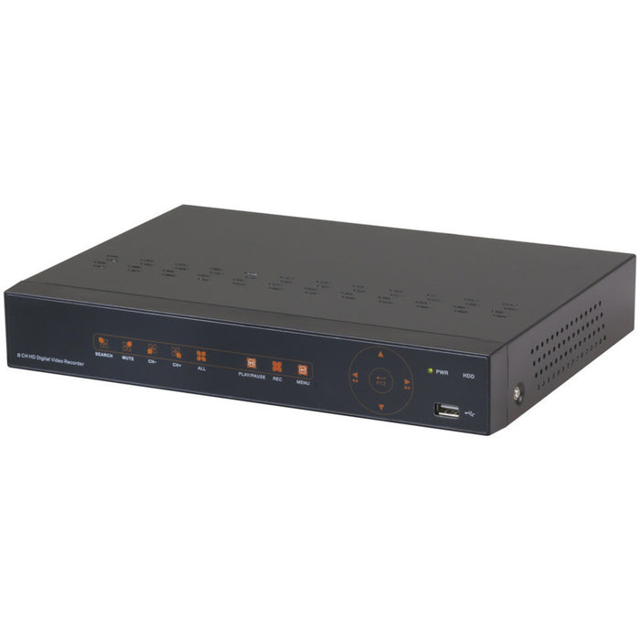 8 Channel 1080p AHD DVR + 4x720p Cameras