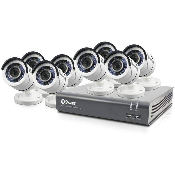 Swann 8 Channel 1080p DVR Kit with 8 x 1080p Cameras