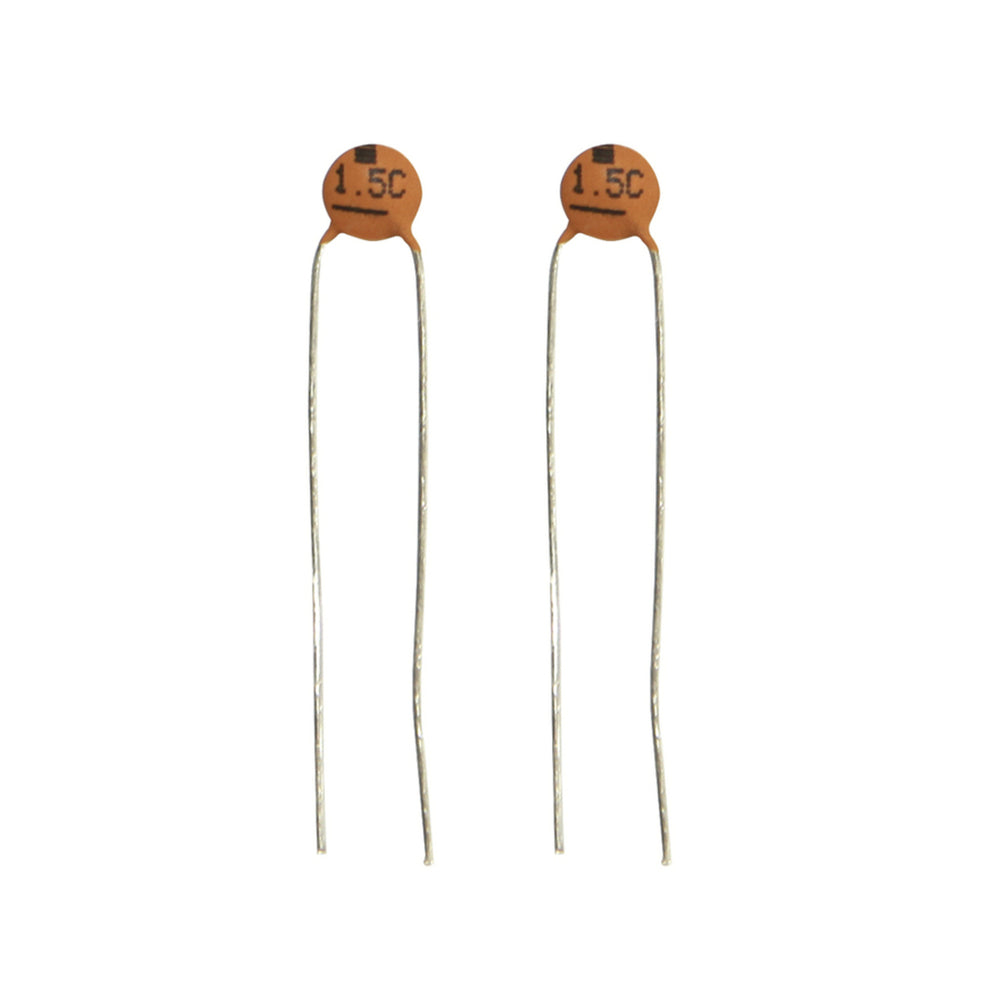 1.5pF 50VDC Ceramic Capacitors - Pack of 2