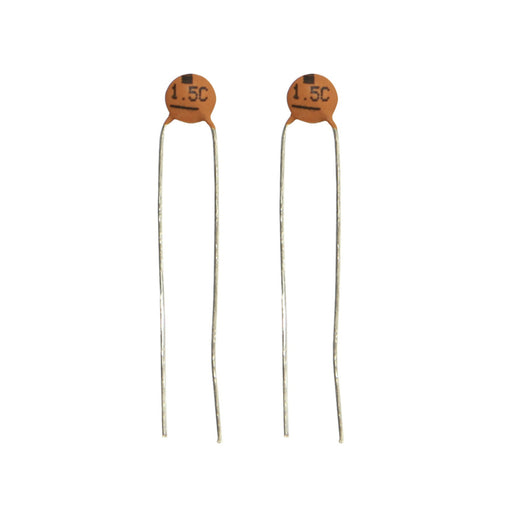 1.5pF 50VDC Ceramic Capacitors - Pack of 2