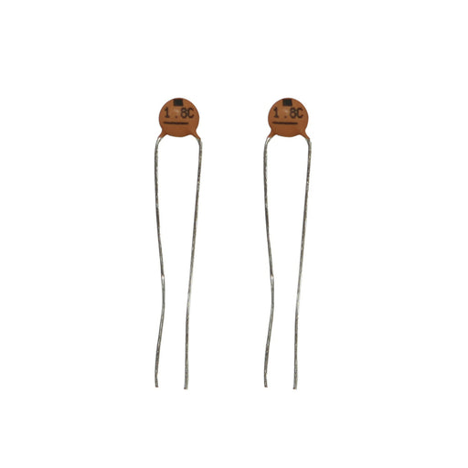 1.8pF 50VDC Ceramic Capacitors - Pack of 2