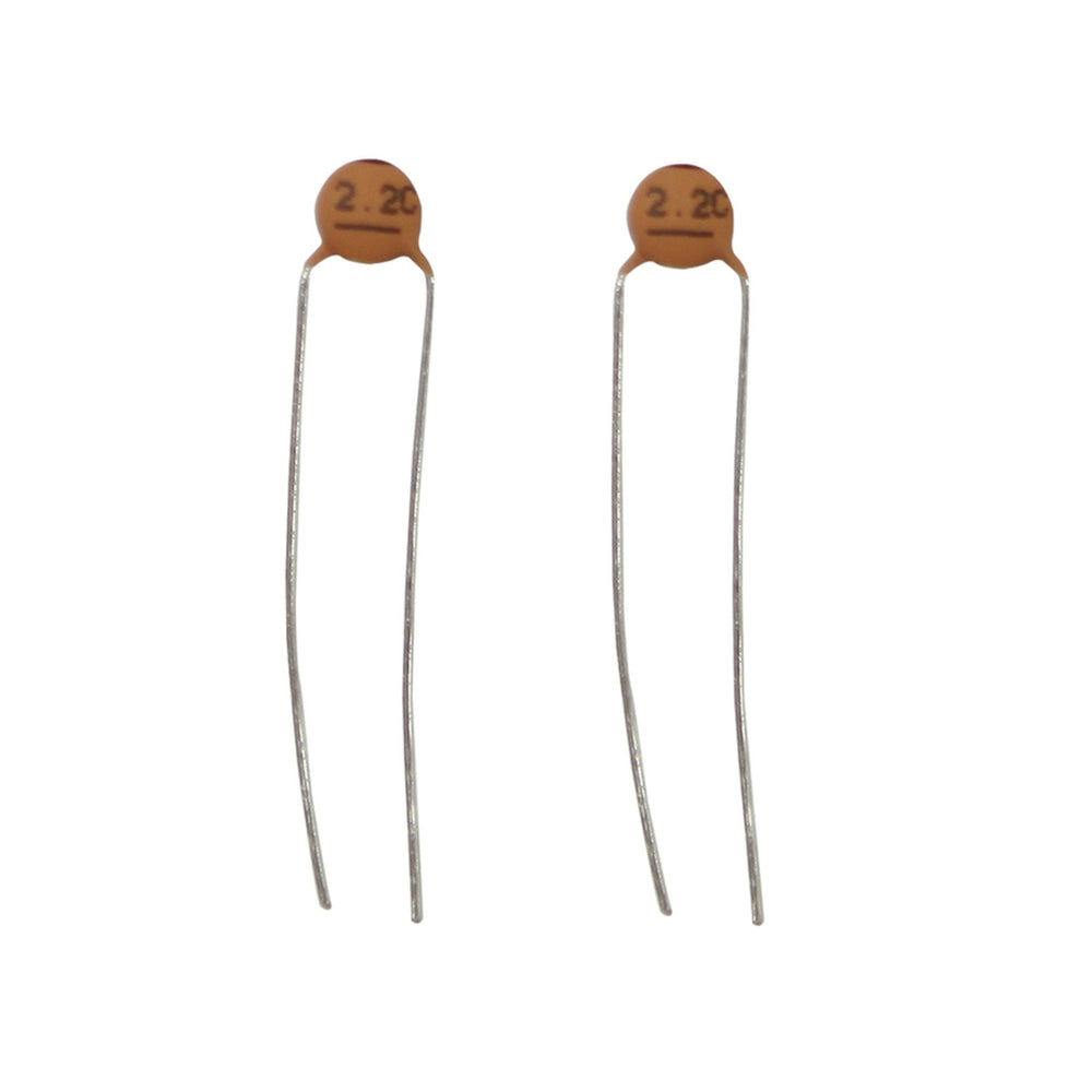 2.2pF 50VDC Ceramic Capacitors - Pack of 2