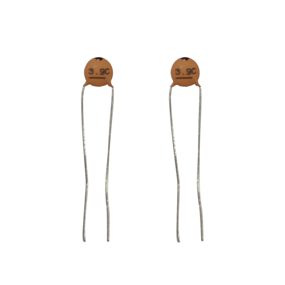 3.9pF 50VDC Ceramic Capacitors - Pack of 2