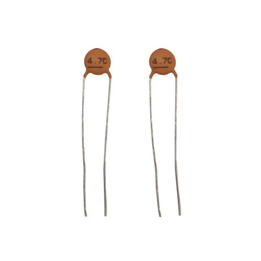 4.7pF 50VDC Ceramic Capacitors - Pack of 2