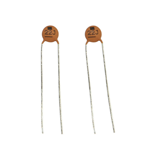 22pF 50VDC Ceramic Capacitors - Pack of 2