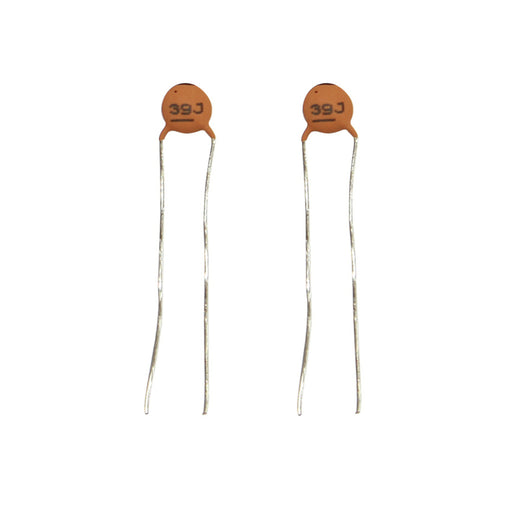 39pF 50VDC Ceramic Capacitors - Pack of 2