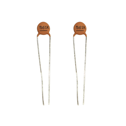 560pF 50VDC Ceramic Capacitors - Pack of 2