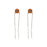 820pF 50VDC Ceramic Capacitors - Pack of 2