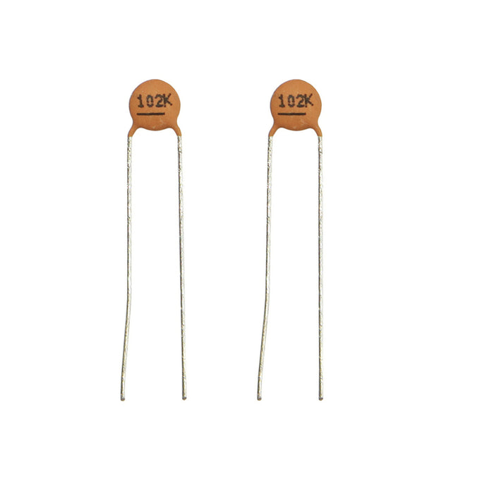 1nF 50VDC Ceramic Capacitors - Pack of 2