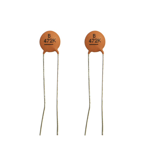 4.7nF 50VDC Ceramic Capacitors - Pack of 2