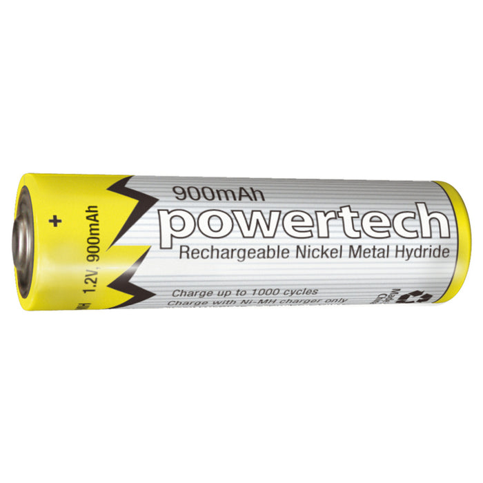 1.2V AAA 900mAh Rechargeable Ni-MH Powertech Battery - Nipple