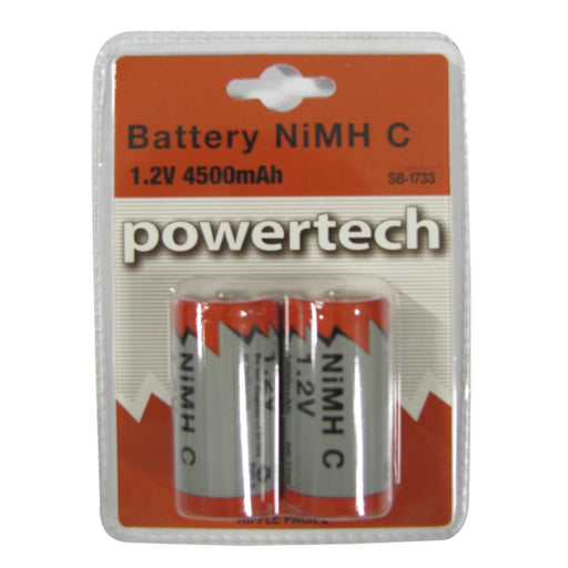 4,500mAh Ni-MH C Batteries - Pack of 2