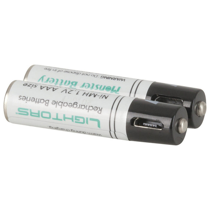 AAA 400mAh USB Recharge Batteries