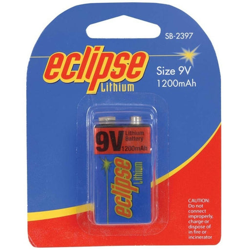 Lithium 9V Battery 1200mAh Eclipse