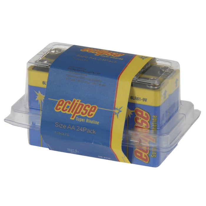 9v Alkaline Eclipse Battery 6 Pack