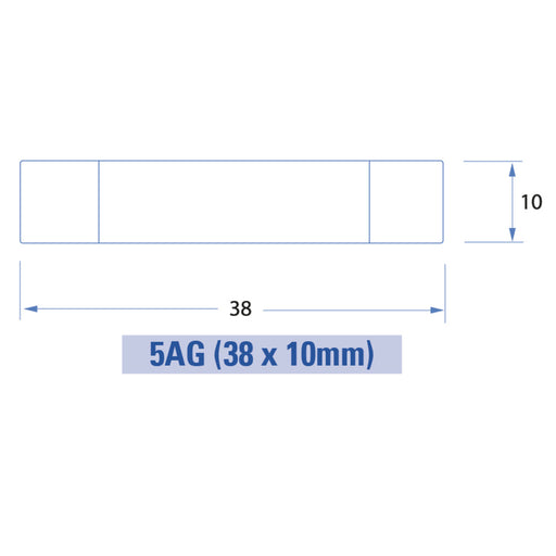 5AG Gold Fuses 20 AMP