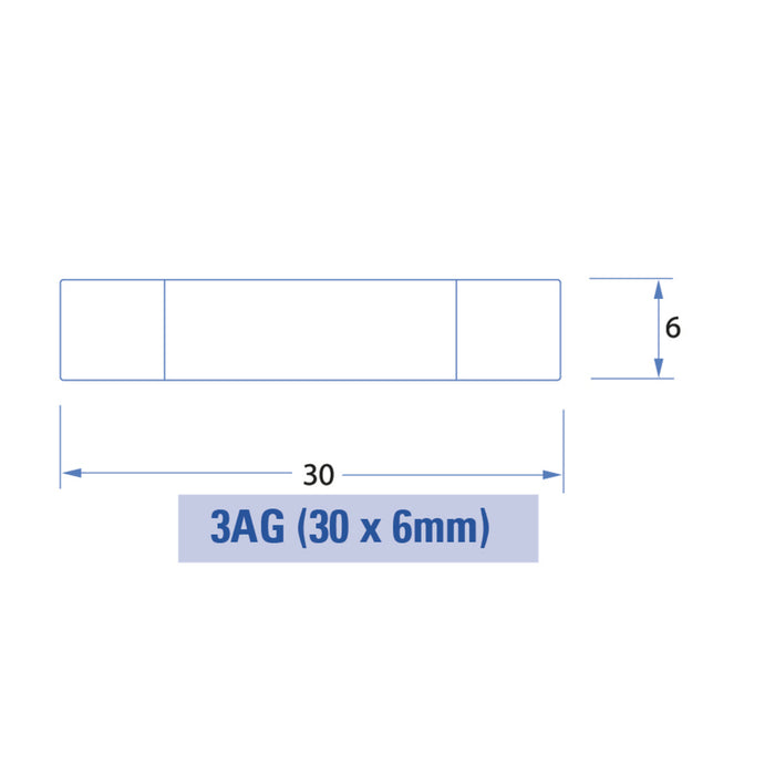 1.5A 3AG Quick Blow Fuse