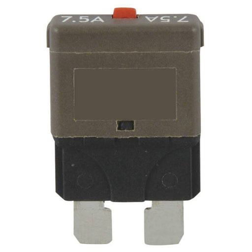 Standard Blade Circuit Breaker 7.5A - Manual Reset