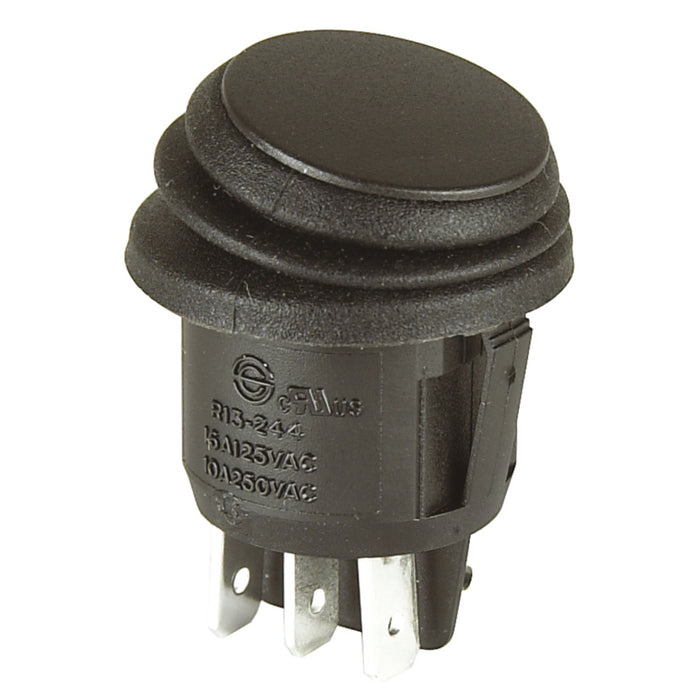 IP65 Rated Round Rocker Switches DPDT 250VAC 6A