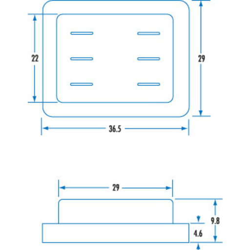 Waterproof Cap For Large Rocker Switches