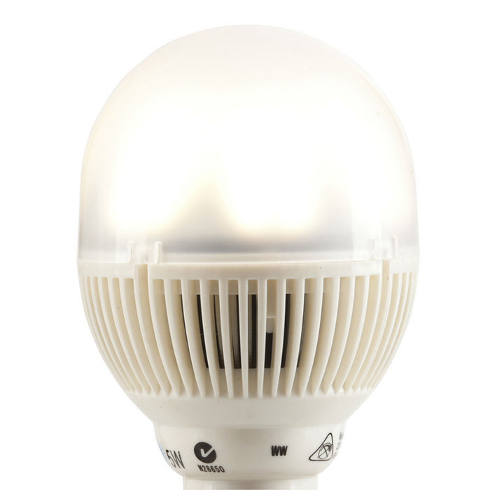 5W Mains LED Light Globe, Warm White, Bayonet cap