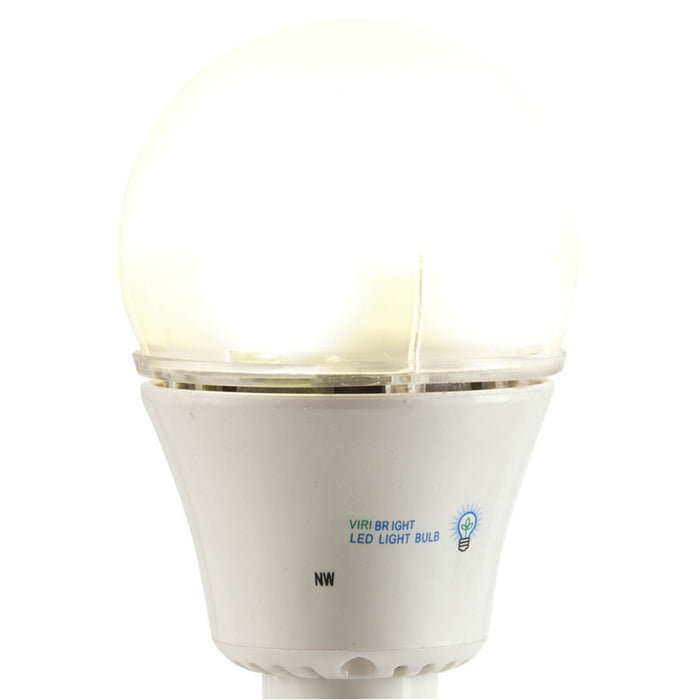 10W Dimmable Mains LED Light Globe, Natural White, Bayonet cap