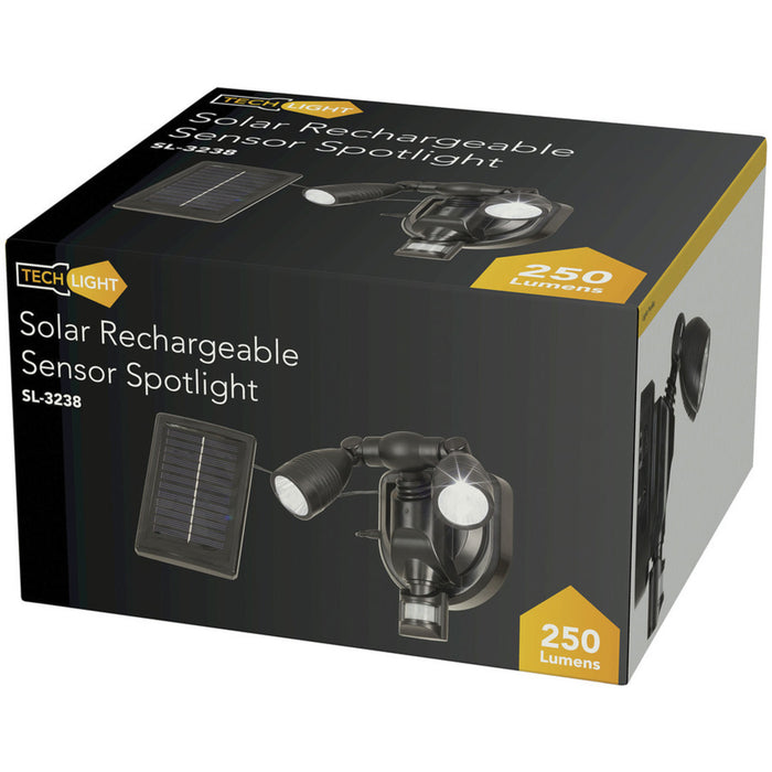 Solar Rechargeable Sensor Spot Lights