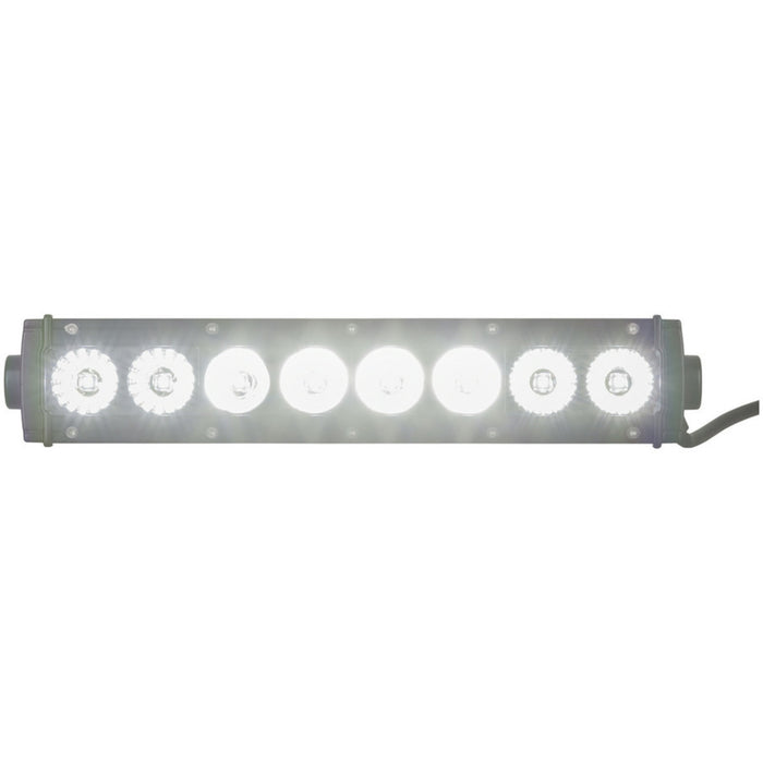 13IN Solid LED Single Row Light Bar, 7200 Lumen, Combination Beam