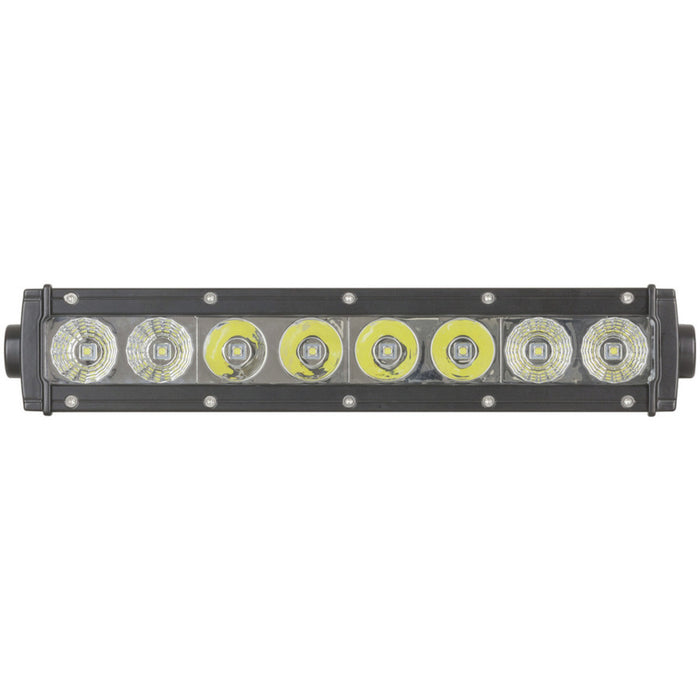 13IN Solid LED Single Row Light Bar, 7200 Lumen, Combination Beam