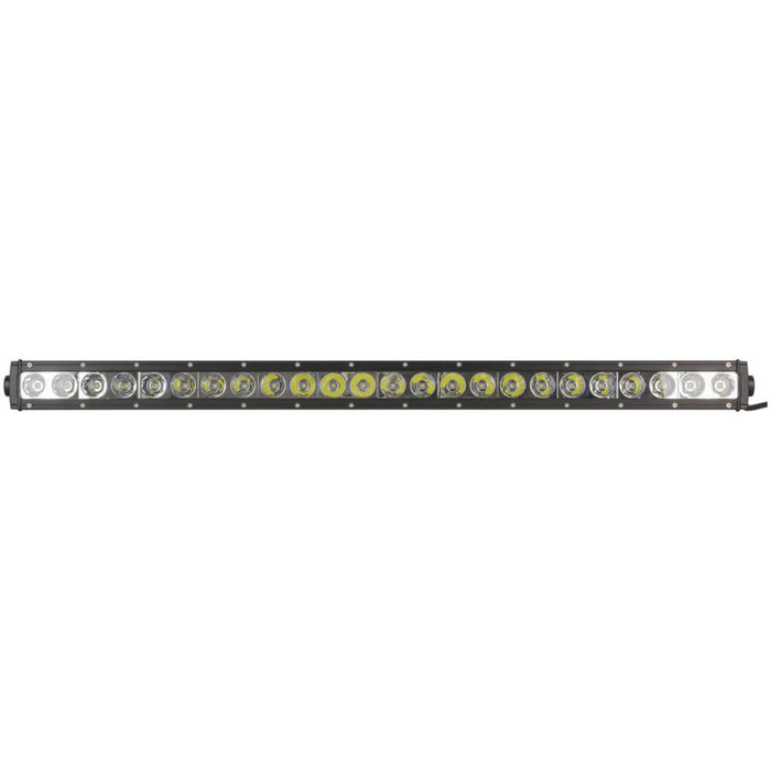 35.6IN Solid LED Single Row Light Bar, 21600 Lumen, Spot Beam