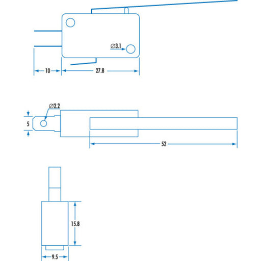 Microswitch SPDT ON-ON