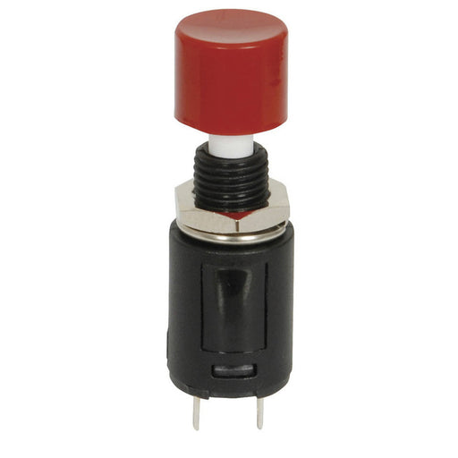 SPST Red Momentary Round Pushbutton