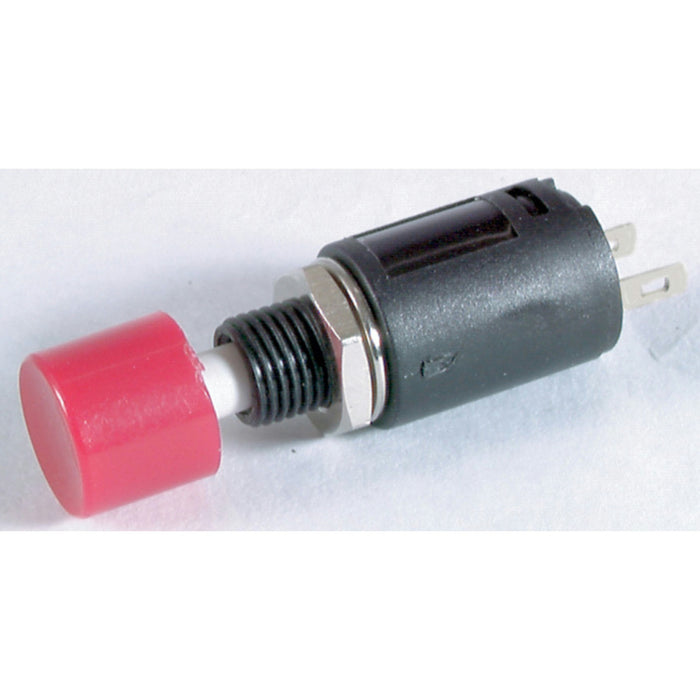 SPST Red Momentary Round Pushbutton